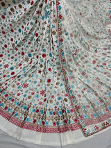 54" georgette embroideries
