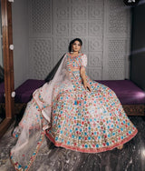 54" georgette embroideries
