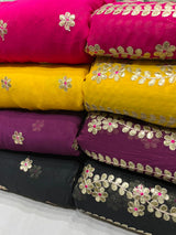44" pure georgette