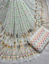 44" pure georgette