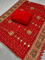 chinon phulkari dupatta