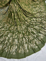 54" georgette embroideries