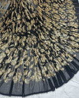54" georgette embroideries