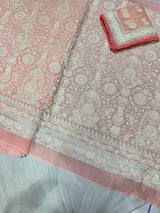 54” pure georgette embroideries