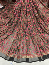 54" georgette embroideries