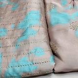 Satin Georgette Tabby Prints, Width-44"
