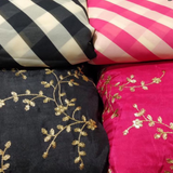 Pure Upada Silk Embroideries 44" & Georgette Prints 44"