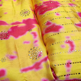 Satin Georgette Tabby Prints, Width-44"