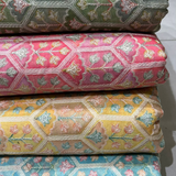 Cotton Chanderi Print + Embroideries