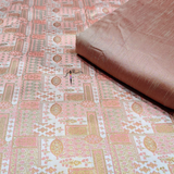 Handloom Brocade , Width : 44"