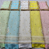 Pure Georgette & Organza Embroideries 54" Combinations