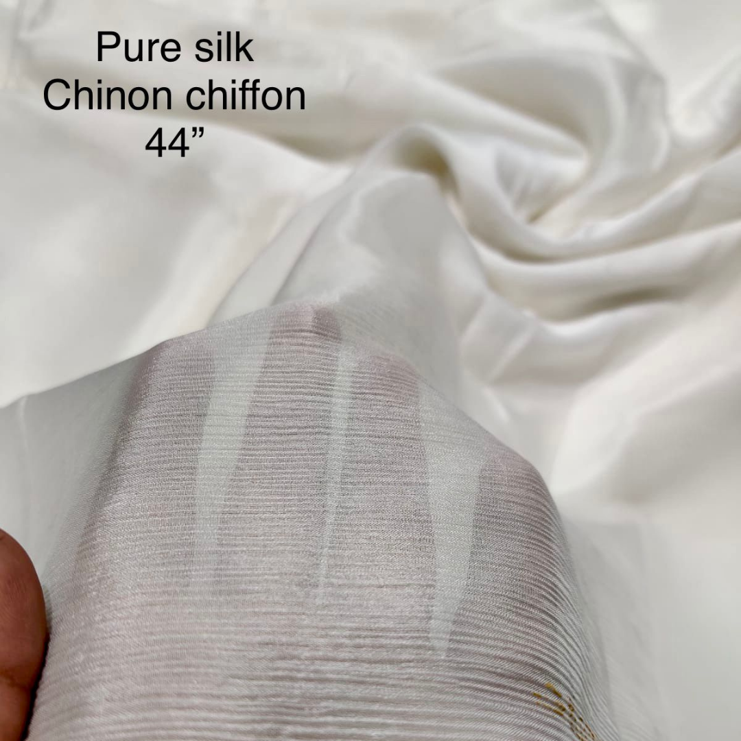 Pure Silk Chinon Chiffon 44”