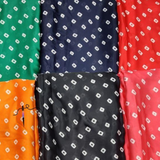 Satin Georgette Prints, width 44"