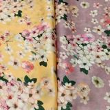 Satin Georgette Tabby Prints, Width-44"