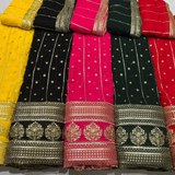 Pure Georgette Embroideries Lehenga & Pure Georgette Dupatta Combinations