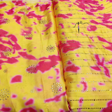 Satin Georgette Tabby Prints, Width-44"