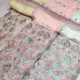 Nett Embroideries , Width : 56" & 44"
