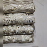 Pure Georgette Embroideries 44"