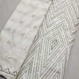 Pure Georgette and Nett Embroideries 54" & 44" Combinations