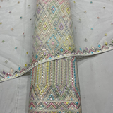 Nett Embroideries Shirt & Nett Dupatta Combinations