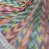 Georgette Embroideries Shirt & Nett Dupatta Combinations
