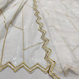 Pure Georgette and Organza Embroideries 54" & 44" Combinations