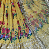 Georgette 54" & Nett 40" Embroideries Combination