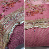 Pure Georgette , Width : 44"