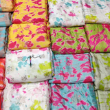 Satin Georgette Tabby Prints, Width-44"