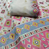 Pure Georgette Embroideries Shirt & Nett Dupatta Combinations