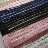 Sequin Tassels on fur Nett, Width 58"