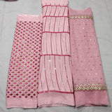 Pure Georgette and Nett Embroideries 54" & 44" Combinations