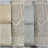 Nett and Georgette Embroideries combination 44"