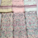 Nett Embroideries , Width : 56" & 44"