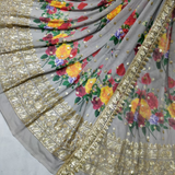 Georgette 54" & Nett 40" Embroideries Combination