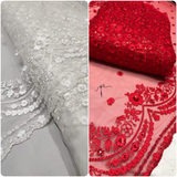 44” Net Embroideries Combinations