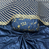 Pure Heavy Satin, Pure Mushroo Plain, Pure Mushroo Jaal and Georgette Dupatta Combinations