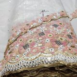 Nett Embroideries , Width : 56" & 44"
