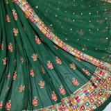 Pure Georgette 54" shirt and dupatta 2.5 MTR combinations