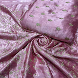 Pure Heavy Satin Embroideries, Pure Mushroo Booties and Pure Mushroo Jaal Combinations