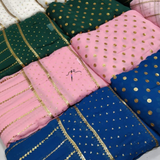 Pure Georgette 54”+ 44" & Nett 44” Combinations