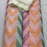 Georgette Embroideries Shirt & Nett Dupatta Combinations