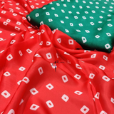 Satin Georgette Prints, width 44"