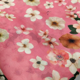 Satin Georgette Tabby Prints, Width-44"