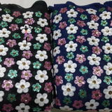 Pure Georgette Embroideries, Width : 44"