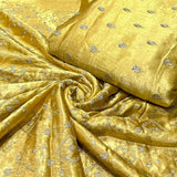 Pure Heavy Satin Embroideries, Pure Mushroo Booties and Pure Mushroo Jaal Combinations