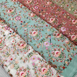 Georgette Embroideries, Widht 54"