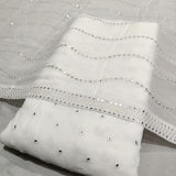 Pure Georgette and Chinon Chiffon Embroideries 44" Combinations