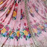 Georgette 54" & Nett 40" Embroideries Combination