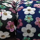 Pure Georgette Embroideries, Width : 44"